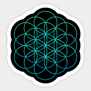 Psychedelic Sacred Geometry Sticker